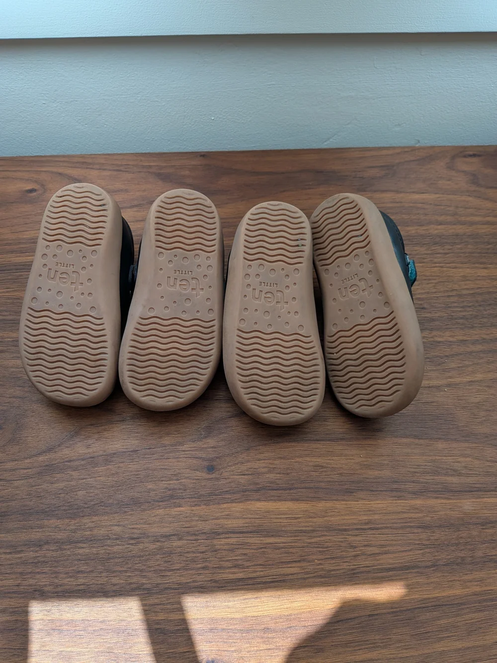 Ten Little Mary Jane Shoes Black Size 7 (1 pair)
